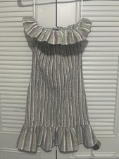 Blue Blush Dress Size Medium M New With Tags Multi Colored Strapless MSRP 39