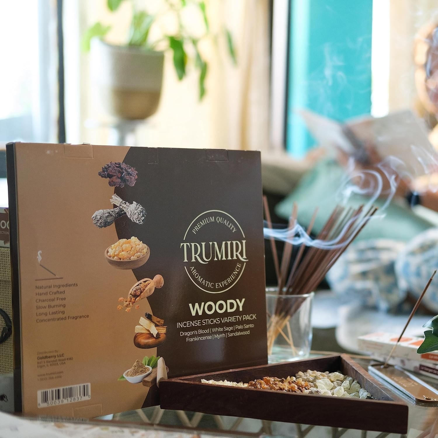 Huge Sale 120 Incienso Sticks & Incense Holder Perfect Gift for Christmas & Fall