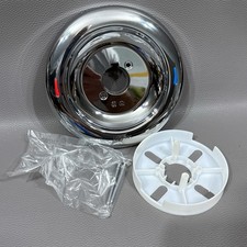 OE Moen 7" OD Tub Shower Escutcheon Single Hole Posi-Temp Chrome 96885 & Bracket