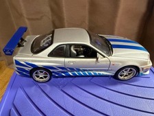 Ertl 1/18 Fast & Furious Brian's Nissan Skyline GT-R R34