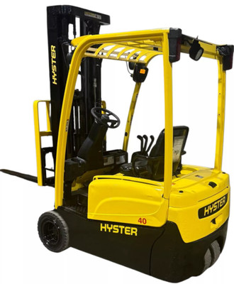 2020 Hyster 3-Wheel 4,000lbs Capacity Electric Forklift sideshift 3-STAGE 48V