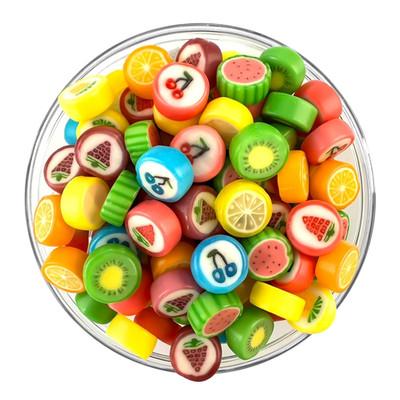 Fruit Slices Candy Hard Candy Bulk 1 Lb Bag of Individually Wrapped Small Candy