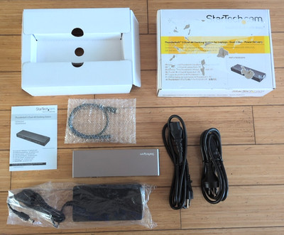 StarTech Thunderbolt 3 Dual 4K Monitor Docking Station TB3DK2DHV