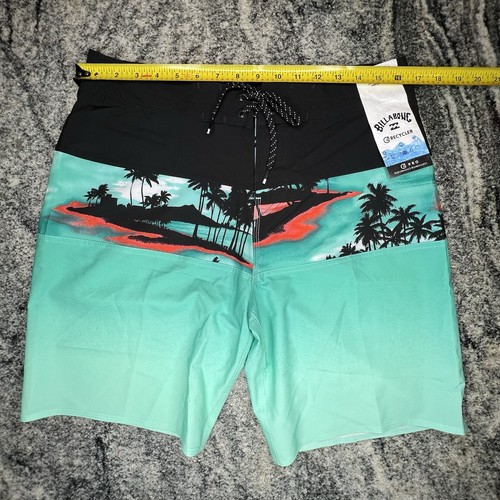 Pantalones Cortos de Tabla Billabong Para Hombre Talla 31 Tribong Pro Bañador Surf Island Elásticos - Imagen 8 de 10
