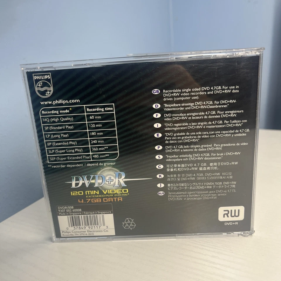 20 x Philips DVD+R writable discs 4.7GB data 120 min video (Extended 240 mins) - Image 3 of 3