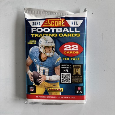 1 Pack of 2024 Panini Score Football 22 Cards Factory Sealed 1 Parallel on Avg!