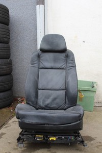 FAHRERSITZ vorne links Original + BMW 5er E60 E61 Ledersitz elektr. verstellbar