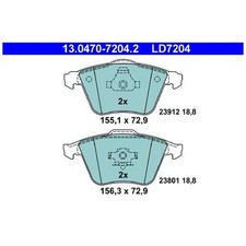 Satz Bremsbeläge Bremsklötze vorne für Opel Vectra C Z02 | 23998384