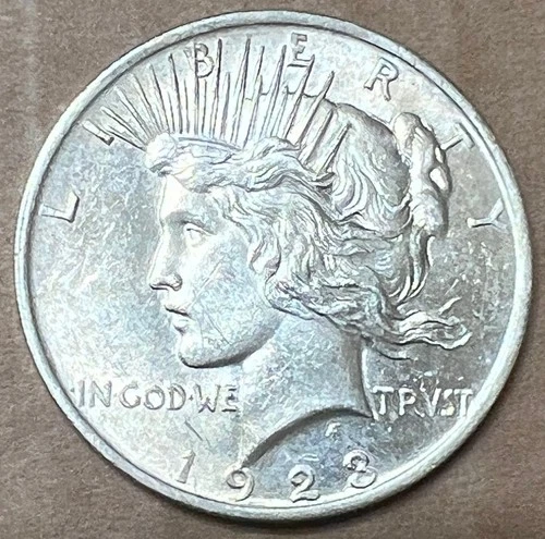 1923 Peace Dollar In Uncirculated Condition
