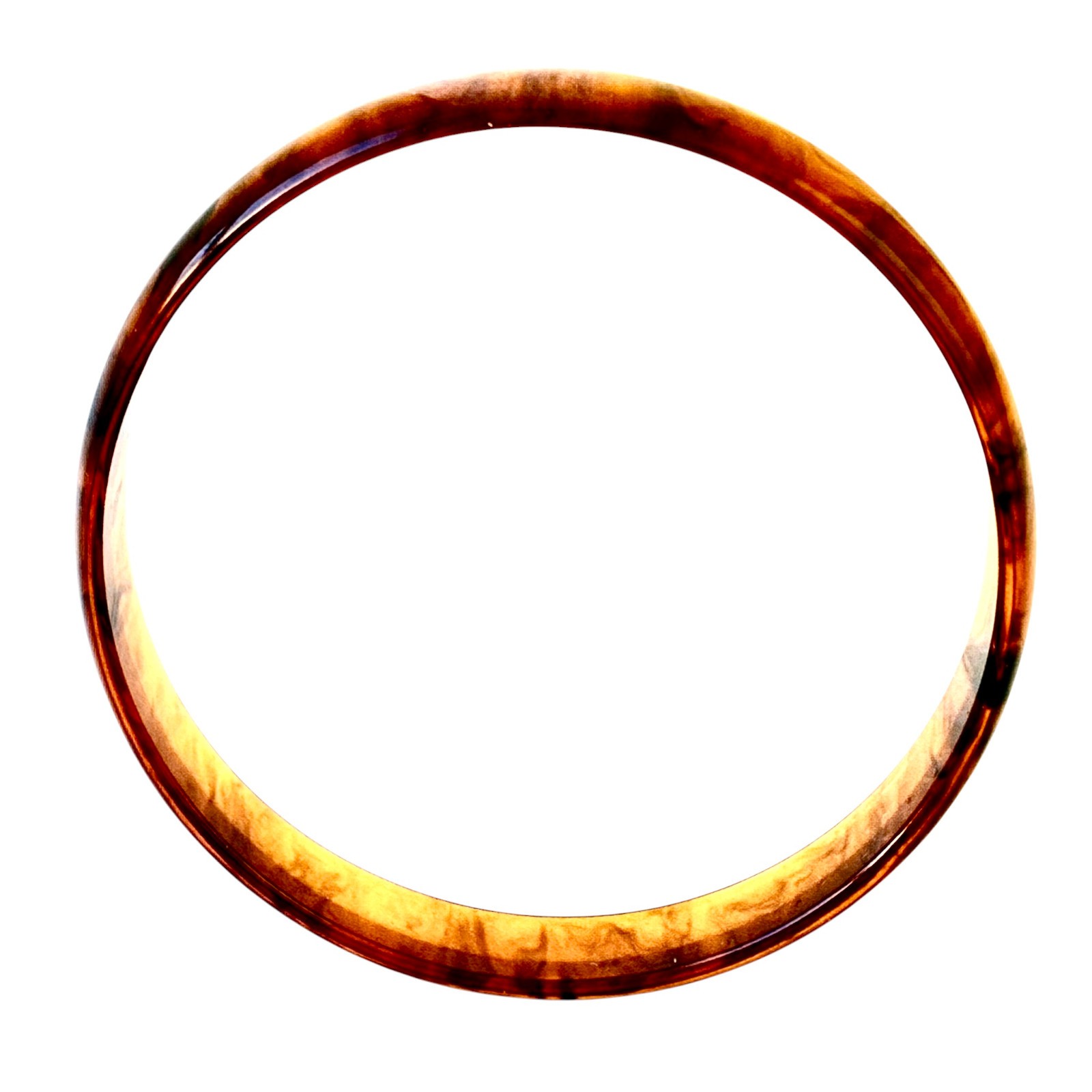 Bakelite Translucent Root Beer Vintage Bangle Bra… - image 8