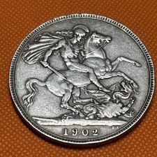 Edward VII 1902 Crown Coin - #295