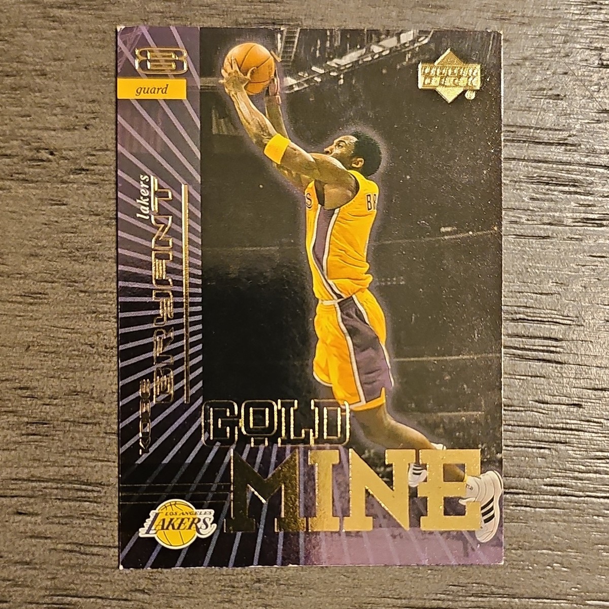 2000 Upper Deck Gold Reserve Kobe Bryant Gold Mine R1 Lakers