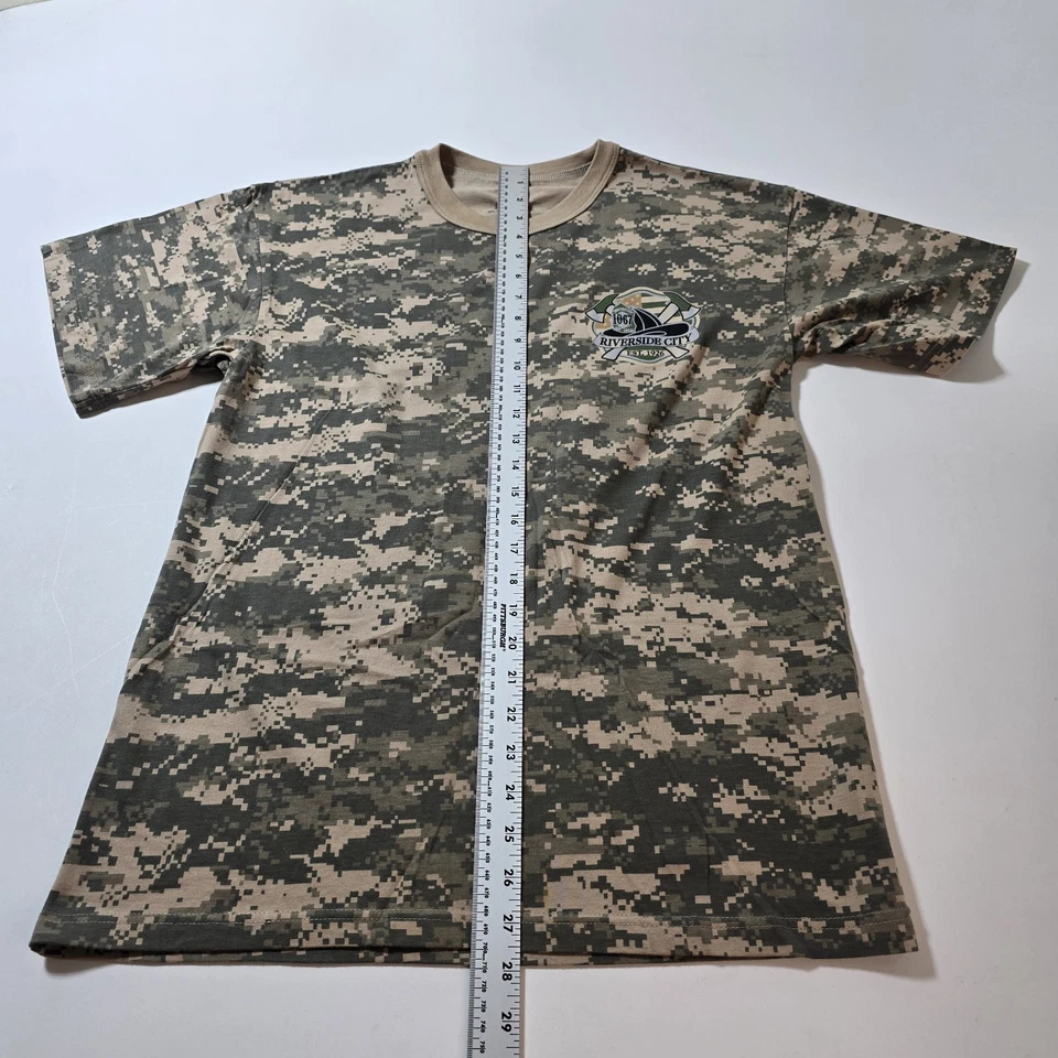 Riverside County Fire Dept. Shirt Size Large Army  - Image 3 of 4