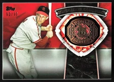 2014 TOPPS UPDATE WORLD SERIES RINGS GOLD STAN MUSIAL 63/99 #WSR-SM