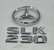 1998 -2004 MERCEDES-BENZ SLK230 REAR TRUNK LID EMBLEM LOGO BADGE NAMEPLATE
