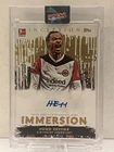 2024-25 Topps Inception Bundesliga Hugo Ekitike Immersion Auto /10 Frankfurt SSP