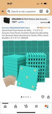 HEROADNCKFOAM Sound Proof Foam Panels for Walls 48 Pack 1  X 12" X 12" Acoustic