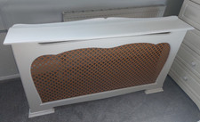 Radiator Cover White Modern Painted MDF
