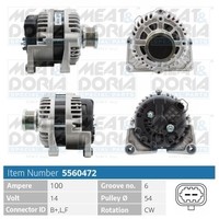Meat & Doria Generator FüR Opel Astra J Insignia A Caravan G09 1.8 1.6 Turbo