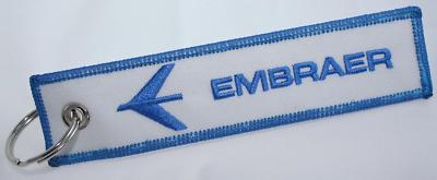 Embraer Aircraft Logo Keychain for Pilots, Owners, Crew