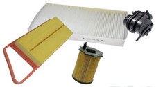 KIT 4 FILTRI TAGLIANDO CITROEN C2 C3 1.4 HDI 68 70 CV