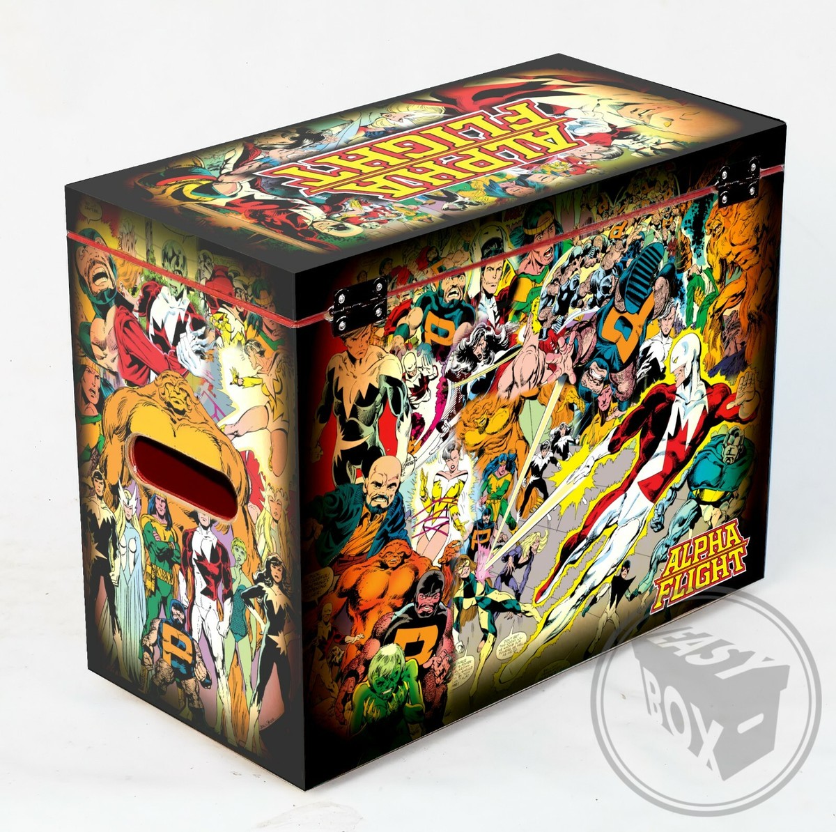 Alpha Flight by John Byrne - Large Comic Book Hard Storage Box