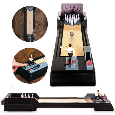 Tisch Bowling Gadget Kinder Büro Familie Spaß Party Schreibtisch Geschenk Erwachsene Bälle