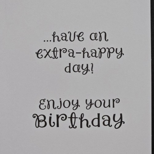 Birthday Card . Cat . To Friend . Cat Lover - Picture 3 of 4