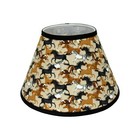 Albert Estate LTD., 8" Horse Print Clip-on  Lamp Shade