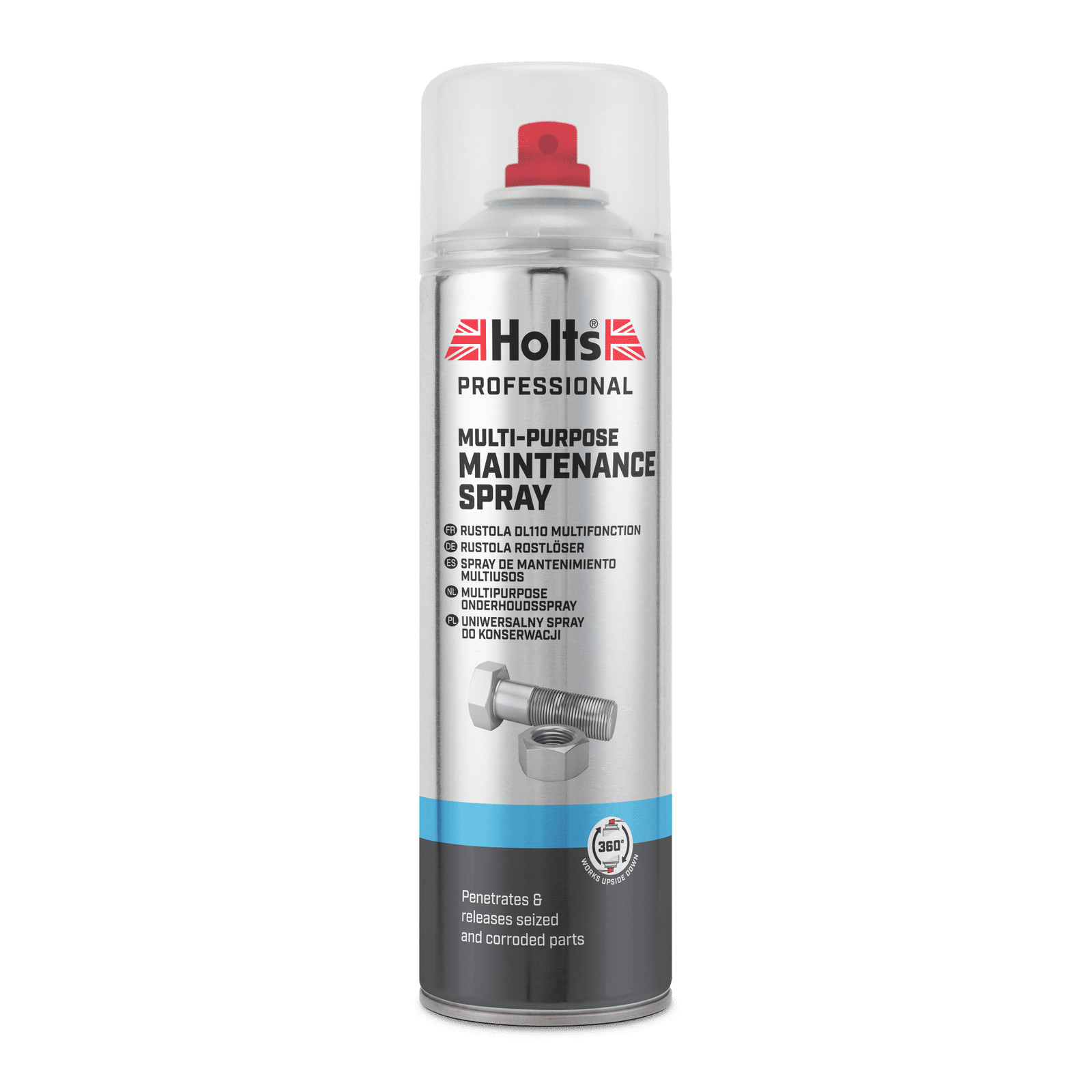 Holts Rust Release Multi Purpose Maintenance Spray Lubricant Cleans 500ml Seized