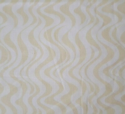 Naturally Naturals II BTY Red Rooster Fabrics Tonal Light Tan White Wavy Lines