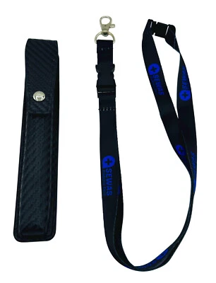 SEWAS Insulin Pen Spritze Tasche Etui Case Injektionsgerät zum Umhängen Carbon Optik