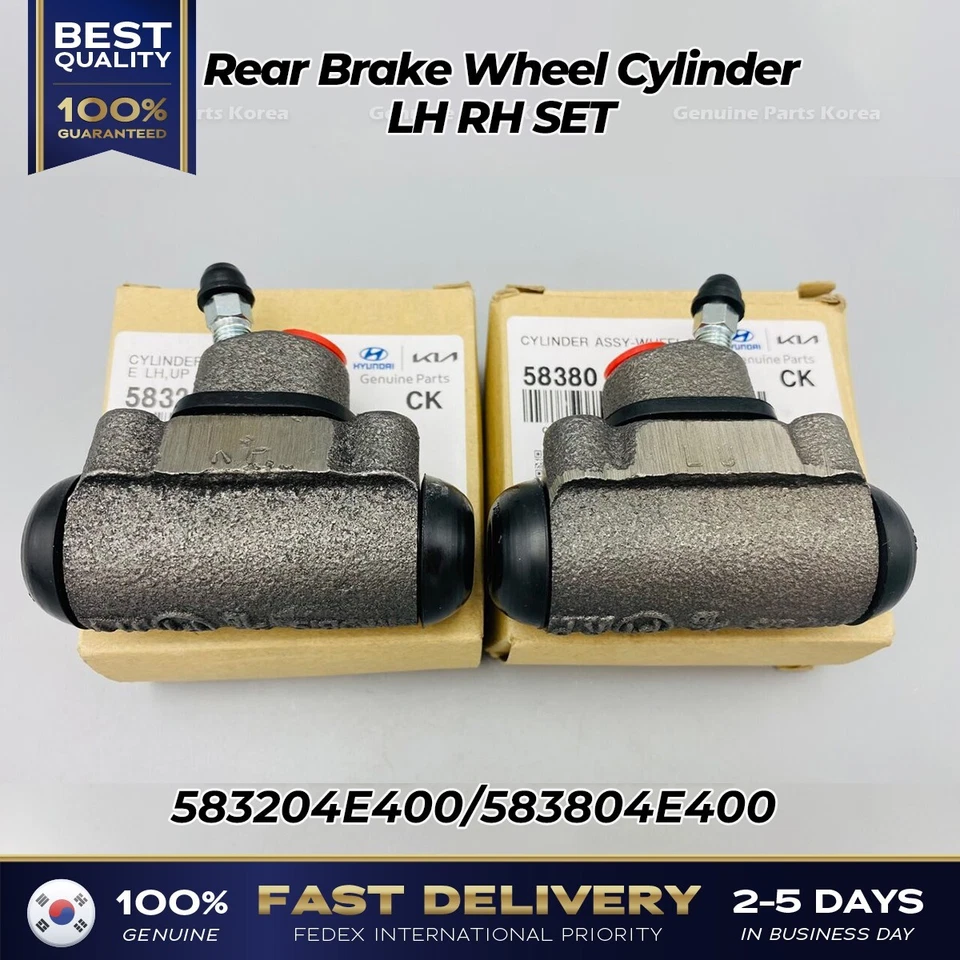 ⭐Genuine⭐ Rear Brake Wheel Cylinder LH RH SET for Kia K2500 K2700 - Image 2 of 2