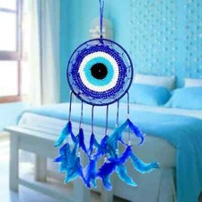 Hand Woven Crystal Dream Catcher 35 x 15 cm , Attract Positive Dreams, Assorted