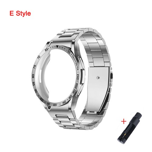 Pour Samsung Galaxy Watch6 Classic 43 47 mm bracelet en acier inoxydable + étui lunette film - Photo 13 sur 20