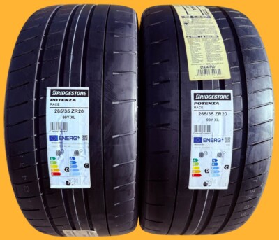 Set of TWO BRAND NEW 265/35ZR20 (99Y) Bridgestone Potenza Race