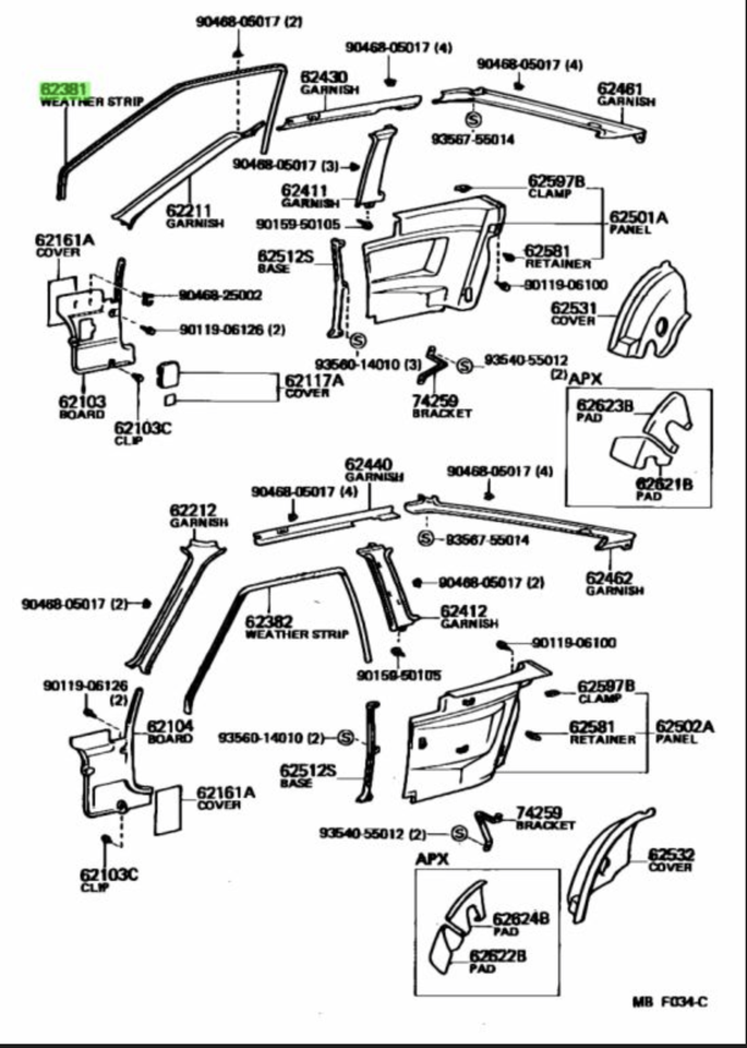 Toyota AE86 (Corolla) 84-87 Levin FK +30MM Wide Rear Fenders FRP - AUTOS