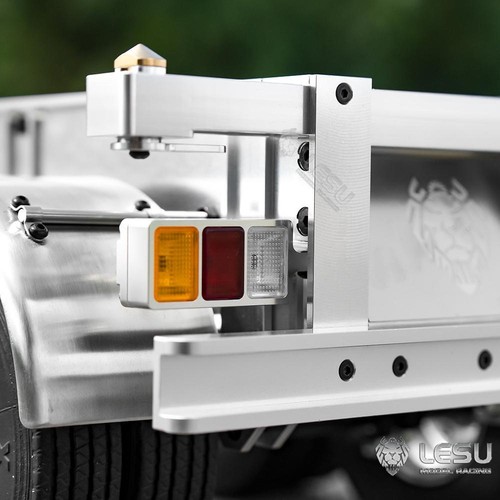 LESU 20 Feet Metal Box Container Trailer 1/14 for Tamiya RC Car Tractor Truck - Picture 8 of 11
