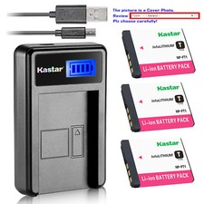 Kastar Battery LCD Charger for Sony NP-FT1 FT1  Sony Cyber-shot DSC-T10 Camera