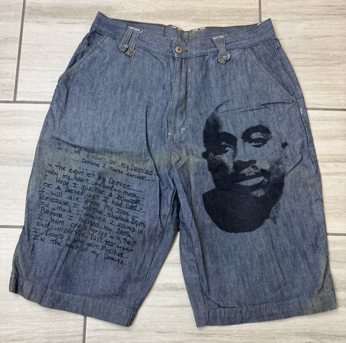 Makaveli Denim Shorts for Men for sale - eBay