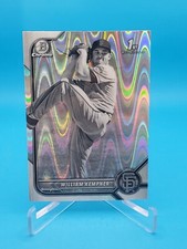 William Kempner 2022 Bowman Draft BDC-3 1st Bowman Black & White Raywave -Giants