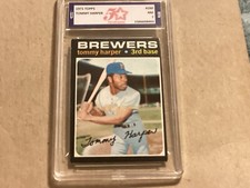 1971 Topps Baseball Card # 260 Tommy Harper - Brewers - Graded 5 Star 7 NM -