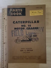 Caterpillar NO 14 Motor Grader PARTS BOOK 35F Form 33769 Dec 1962  (7)