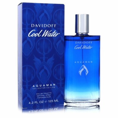 Cool Water Aquaman For Men's By Davidoff 4.2oz/125ml Eau De Toilette Spray