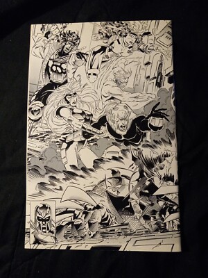 Marvel 1993 X-MEN #25 Fatal Attractions Black & White variant