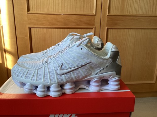 Nike Shox TL 43 EE. UU. 9,5 blanco metálico plateado | eBay