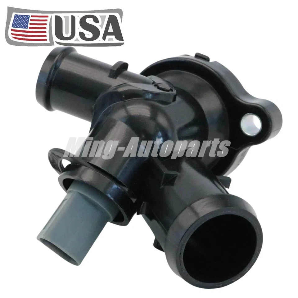 1x Thermostat Housing For 2005-2014 Volkswagen Jetta 2.5L 2007-2010 Beetle 2.0L - Изображение 2 из 4