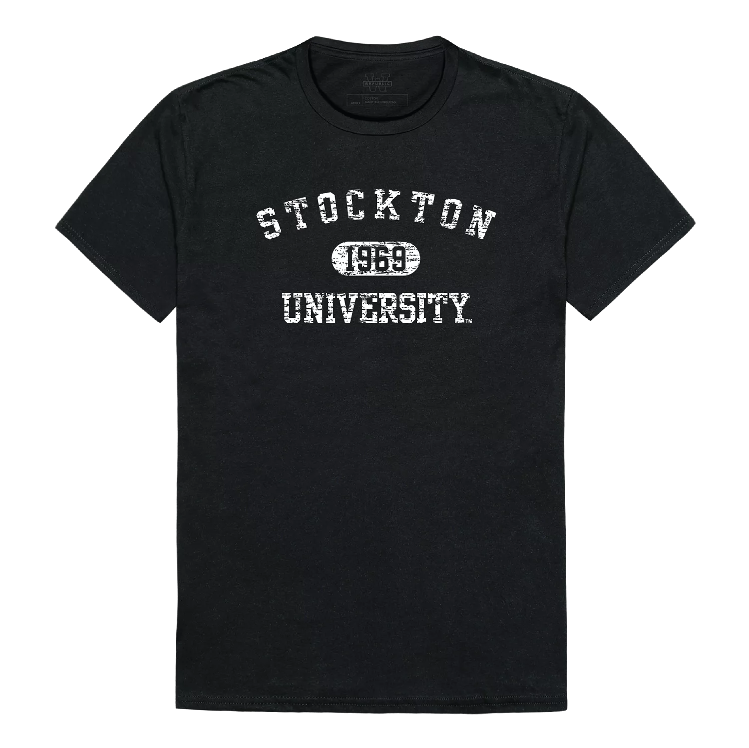 Stockton University Ospreys NCAA Distressed Arch Vintage College Tee