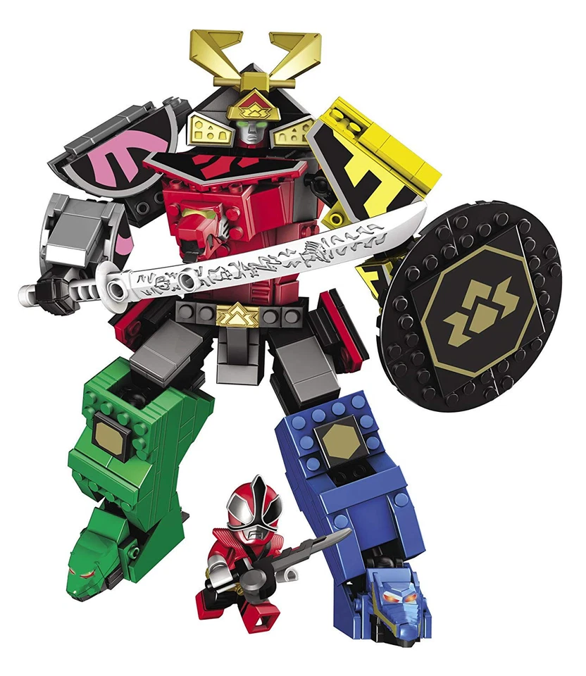 POWER RANGERS Samurai Megazord MEGA BLOKS Super Sentai MINIFIGURES Shinkenger US - Image 2 of 4