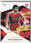 Topps Bayern Munich Team Set 2022 Football Card Klaus Augenthaler Legend